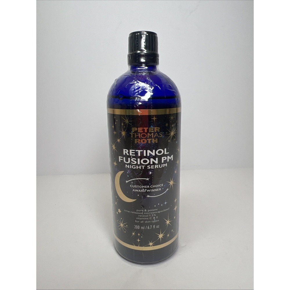 Peter Thomas Roth Retinol Fusion PM Night Serum 6.7 oz 200ml NEW SEALED